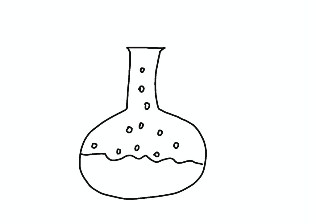 kolba z substancją chemiczną