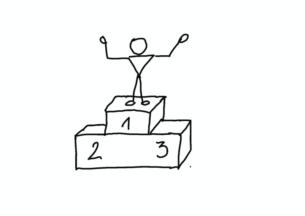 ludzika na podium